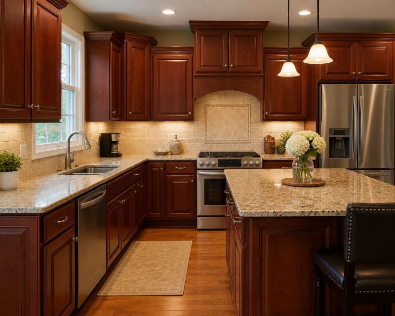 Cherry Cabinet Remodeling in Alpharetta, GA